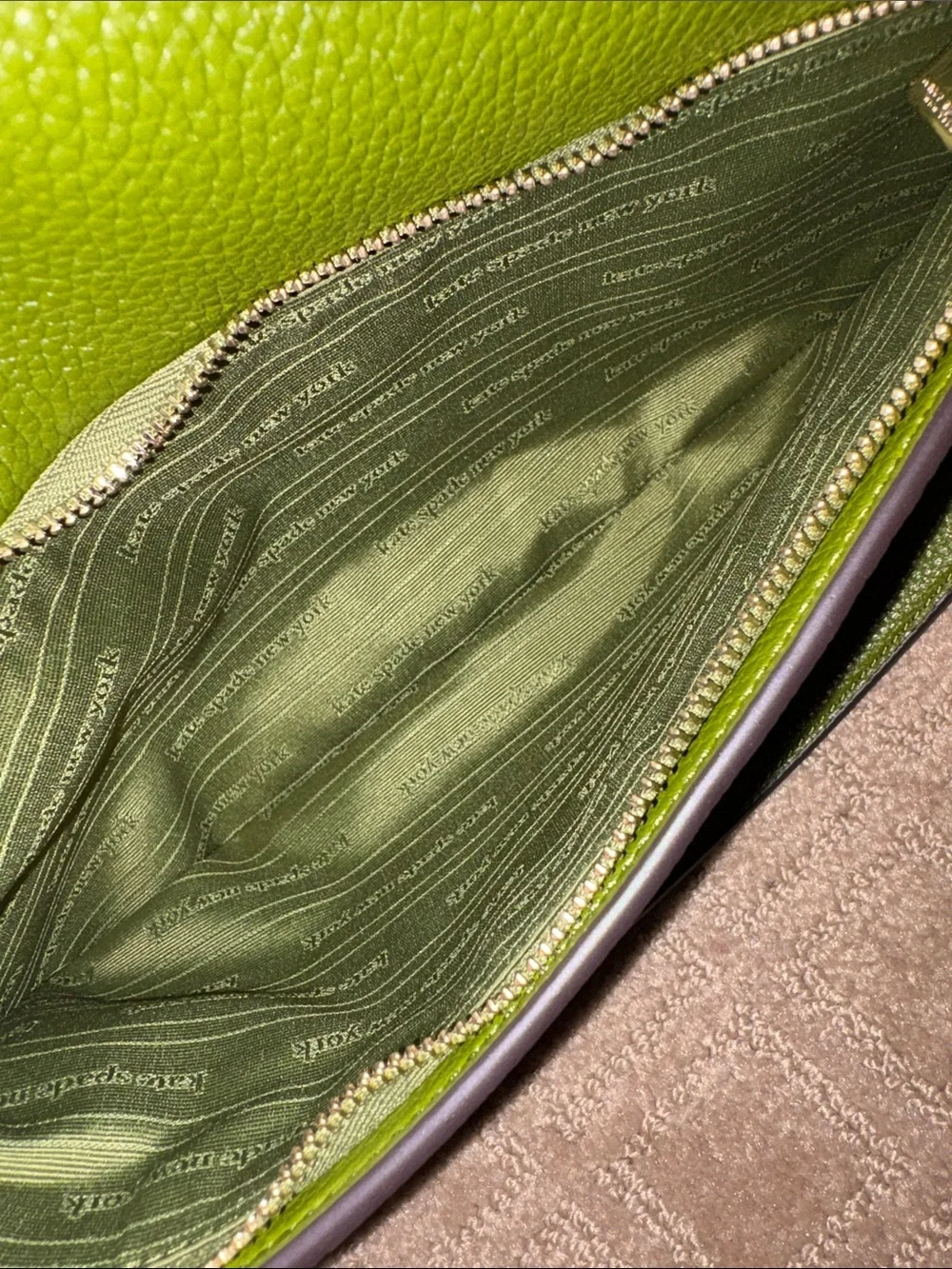 kate spade sleek pebbled